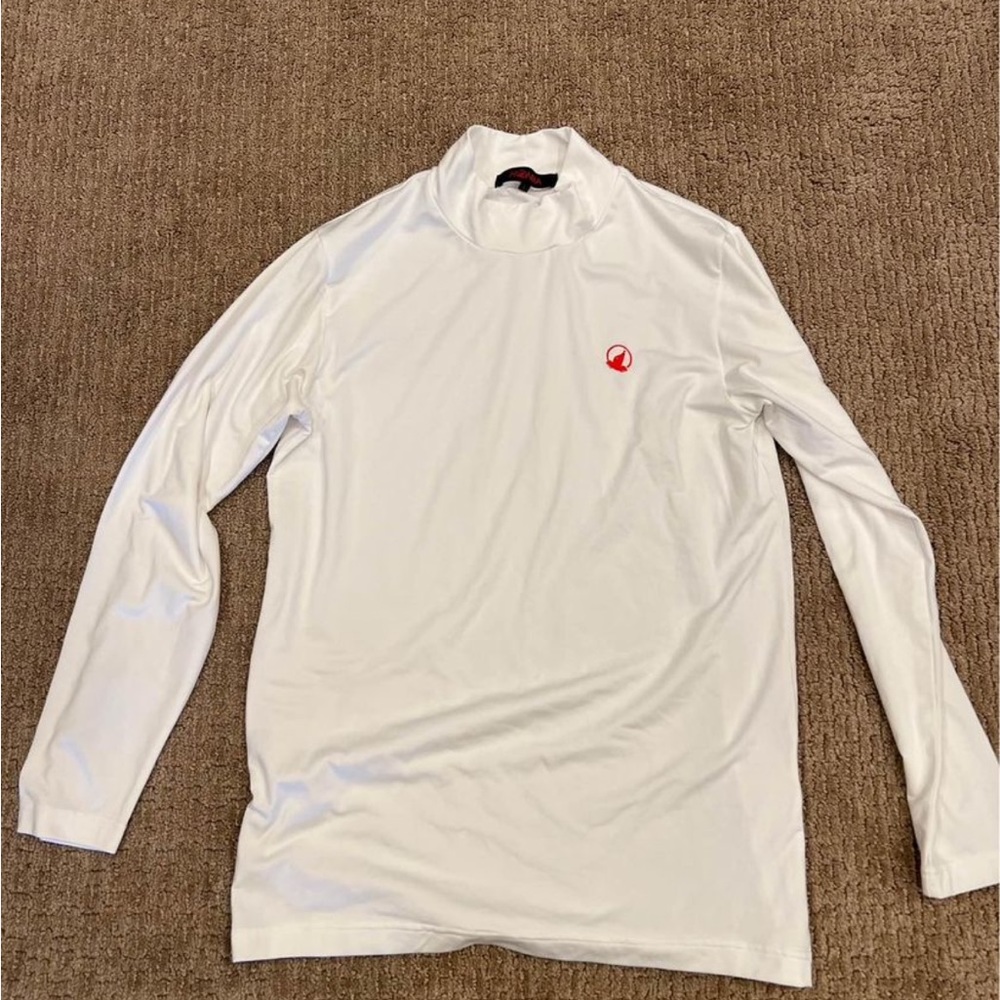 Honma mens white long sleeve shirt size large